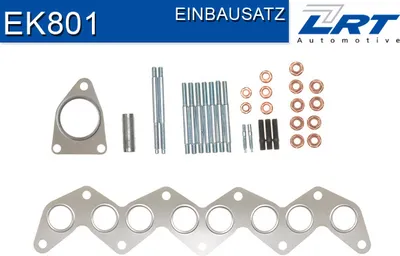 Produktbild von LRT Montagesatz Abgaskrümmer EK801 für FORD MONDEO IV Turnier (BA7)
