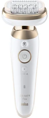 Image de Épilateur BRAUN Silk·épil 9 Flex, Wet & Dry, couleur : blanc