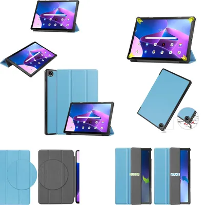 Obrázek produktu pro Pro Lenovo M10 Plus 2022 3rd Gen 3folt Wake UP Smart Cover Blue Pouzdro Pouzdro Pouzdro