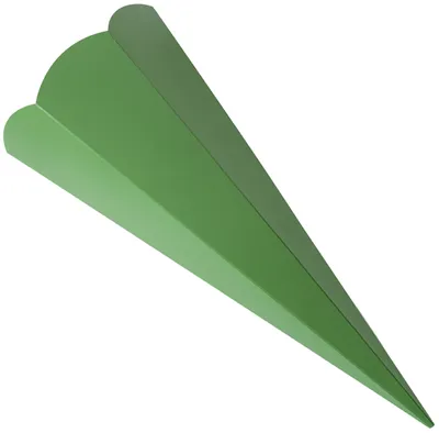 Produktbild von folia Schultüten-Zuschnitt 6-eckig 680 mm grün 5 Stück