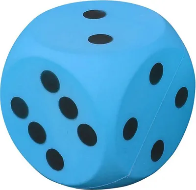 Produktbild von Pre-Sport Würfel Schaumstoff blau 14cm - Lernspielzeug für Kinder