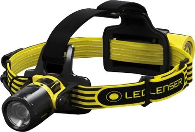 Zdjęcie produktu dla Ledlenser EXH8R, Latarka czołowa, Czarny, Żółty, IP68, 200 lm, 130 m, 45 h
