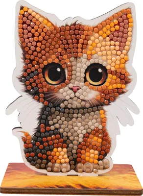 Produktbild von Diamond Painting "Crystal Art Wildlife Buddies", 11 cm Kätzchen