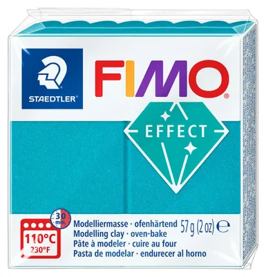 Produktbild von FIMO EFFECT Modelliermasse türkis-metallic 57 g