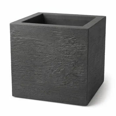 Produktbild von BigDean 2 Stück Blumentopf Gross draussen quadratisch 39x39cm Gross | Gefertigt in Europa Design