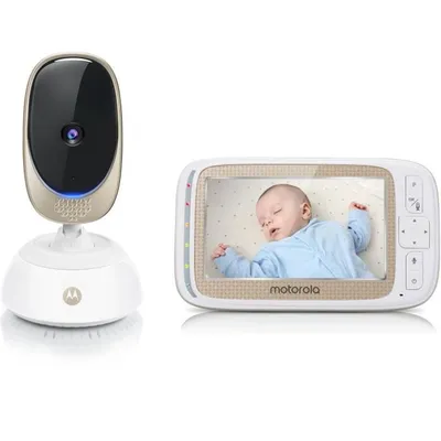 Immagine prodotto di MOTOROLA BABY Comfort 85 connect 2 in 1 (WLAN su smartphone + schermo video 5) luce notturna, ninne nanne, suoni della natura
