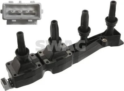 Produktbild von SWAG 62 93 6600 Zündspule passend für PEUGEOT 207 (WA, WC) 206 Schrägheck (2A/C) 206 CC (2D) 308 SW I (4E, 4H) für CITROËN BERLINGO (B9)