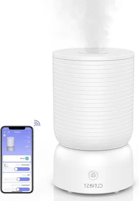 Immagine prodotto di Umidificatore a ultrasuoni da 3 litri, silenzioso, con diffusore di oli essenziali e regolazione dell'umidità
