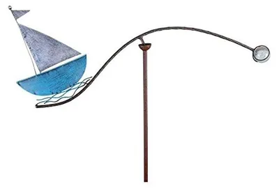 Produktbild von Garten-Windspiel mit Segelboot-Motiv