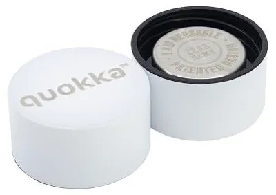 Immagine prodotto di Quokka, fiaschetta sottovuoto da 630 ml in acciaio inox design puristico a prova di perdite, bianco