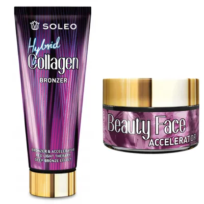 Zdjęcie produktu dla Soleo Hybrid Collagen Bronzer + Słoiczek Beauty Face