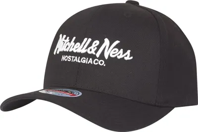 Produktbild von Mitchell & Ness Stretch Snapback Cap PINSCRIPT schwarz weiß