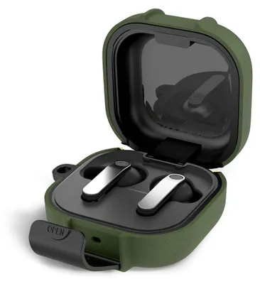 Immagine prodotto di Custodia protettiva Tech-Protect Slim Hook per Samsung Galaxy Buds 4 / 4 Pro, verde