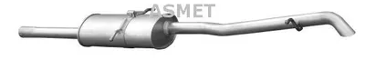 Produktbild von ASMET 01.051 Endschalldämpfer passend für MERCEDES-BENZ A-Klasse (W168) Auspuff
