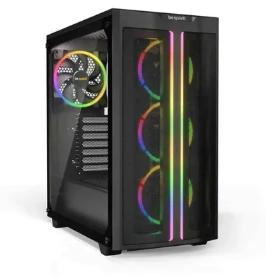 Produktbild von be quiet! PURE BASE 500 FX Black, Midi Tower, PC, Schwarz, ATX, micro ATX, Mini-ITX, Acrylnitril-Butadien-Styrol (ABS), Stahl, Gaming