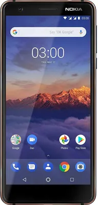 Obrázek produktu pro Nokia 3.1, 13,2 cm (5.2"), 2 GB, 16 GB, 13 MP, Android 8.0, Černá