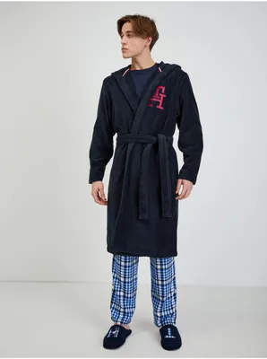 Imagen del producto de Bata de baño azul oscuro de Tommy Hilfiger para hombre
