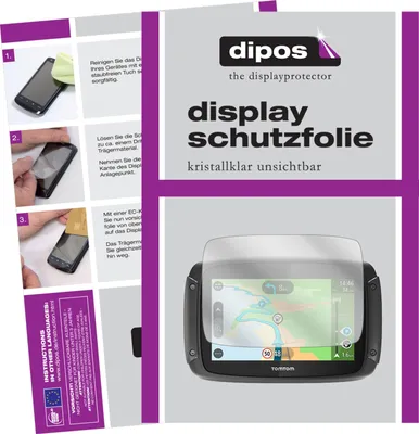 Produktbild von 3x Schutzfolie für TomTom Rider 450 klar Displayschutzfolie Folie Display Schutz dipos