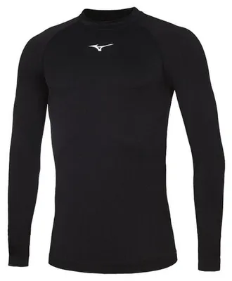 Produktbild von MIZUNO Core Langarm-Unterwäsche/Schwarz/Weiß/L