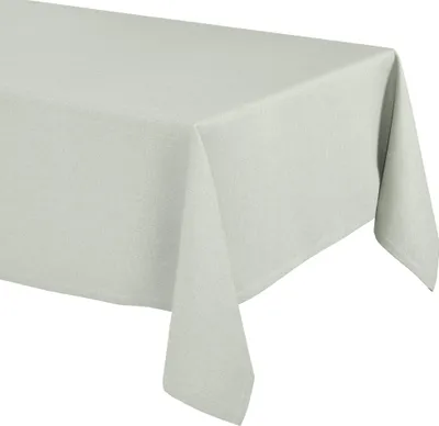 Produktbild von Elegante Tischdecke Edel Leinenoptik, Lina Tischdecke und Tischläufer,Salbeibeige, (Eckig200x135cm)