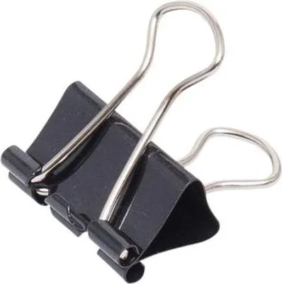 Produktbild von MAUL Foldback-Klemmer Federstahl Metall 12 Stück 25 mm schwarz