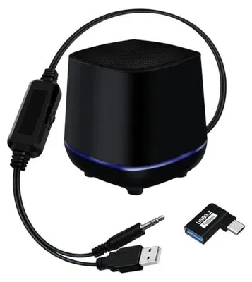 Zdjęcie produktu dla Głośniki biurkowe USB aktywne mono małe dla komputera laptop