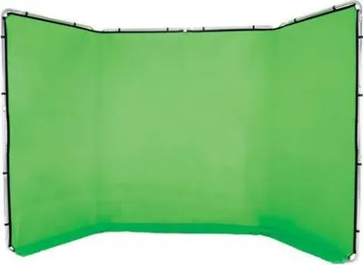 Image de Lastolite LL LB7622 toile de fond photo Aluminium, Tissu, Textile Monochrome Aluminium, Noir, Vert