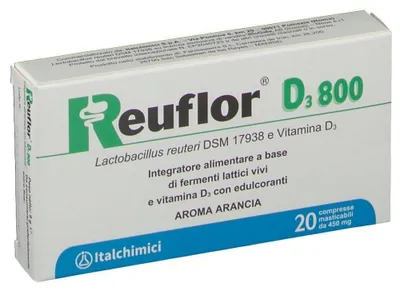 Produktbild von REUFLOR D3 800: 20 Lutschtabletten mit Orangengeschmack
