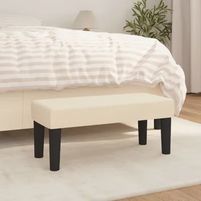 Produktbild von Möbel Sitzbank Creme 70x30x30 cm Stoff - Gartenbänke 346621