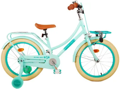 Immagine prodotto di Bicicletta per bambini Volare Excellent - ragazze - 18 pollici - verde - 95 % assemblata