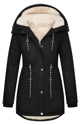 Immagine prodotto di Solidchoice - Parka invernale da donna con fodera in pile e cappuccio