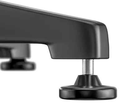 Image de Table de bar 2 en 1 noire, hauteur réglable, pliable, 60 cm