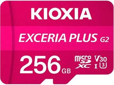Obrázek produktu pro Kioxia LMPL2M256GG2, 256 GB, MicroSDXC, Třída 10, UHS-I, 100 MB/s, 90 MB/s