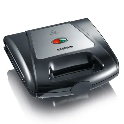 Immagine prodotto di SEVERIN SA 2968 - Sandwichmaker / Waffeleisen / Grill - 1 kW - Black/Chrome