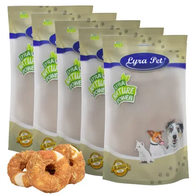 Produktbild von 5 kg Lyra Pet® Kauringe mit Hühnerbruststreifen
