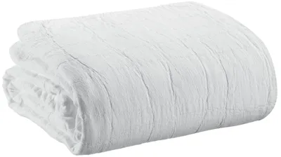Produktbild von Recycelte Decke Titou weiß 140 x 200 cm Vivaraise