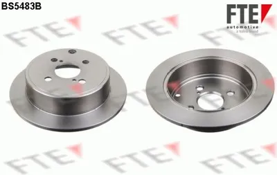 Produktbild von 2 Bremsscheiben Hinterachse voll Ø 258 mm 9 mm FTE für u.a. TOYOTA COROLLA