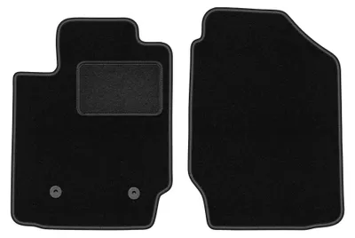 Immagine prodotto di Tappetini anteriori in moquette per Toyota Matrix 2002-2010 (hatchback) – 2 pezzi, neri, su misura – Wielganizator LUX