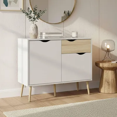 Produktbild von Sideboard - Weiß 39x98x81h cm