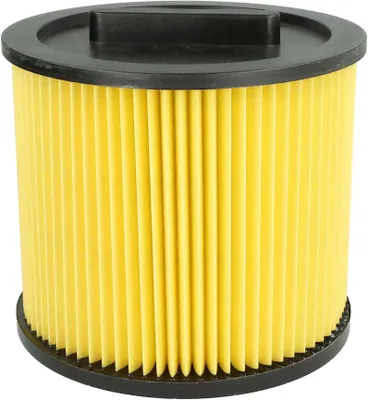 Produktbild von vhbw Faltenfilter kompatibel mit Thomas Vario 1220, 1231, 1220 plus, 1231 E, 1218 plus, 1220 S Staubsauger - Patronenfilter Gelb Schwarz Abwaschbar