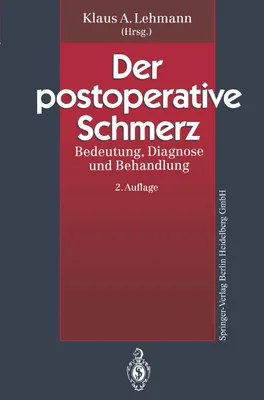 Produktbild von Der postoperative Schmerz