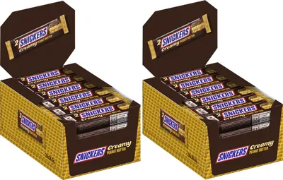 Produktbild von 2x SNICKERS Duo Creamy Peanut Butter 24x(2x18,25g)