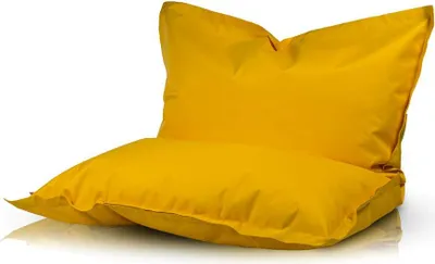 Produktbild von Ecopuf, Sako, Sitzkissen Sessel Bean Bag, Sitzsack, Innen und Außen, Gelb Nc4, 170x135cm