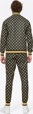 Obrázok produktu pre Pánske tepláky Slim Fit BOSWALL Black/Yellow/White S Lonsdale