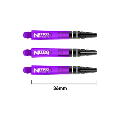 Produktbild von Red Dragon Dartschäfte Dart Schafte Nitrotech IONIC Verschiedene Größen und Farben, Kurz / Purple