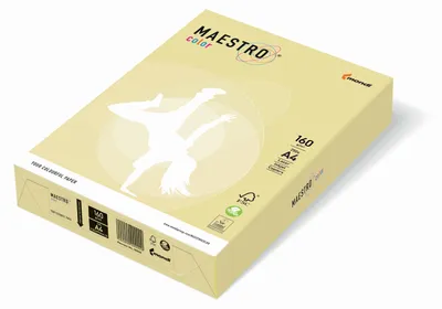 Produktbild von Mondi Maestro Color gelb 160g/m² DIN-A4 - 250 Blatt YE23