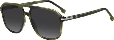 Produktbild von Hugo Boss BOSS 1751/S Green horn 57/16/145 Herren Sonnenbrillen