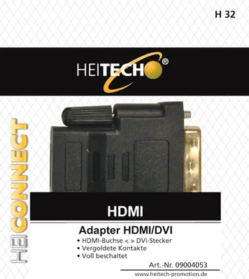 Produktbild von Heitech ADAPTER HDMI / DVI