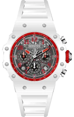 Obrázek produktu pro Invicta Racing 69660 Pánské hodinky - Quartzový strojek - Akryl se stříbrným ciferníkem - 43 mm
