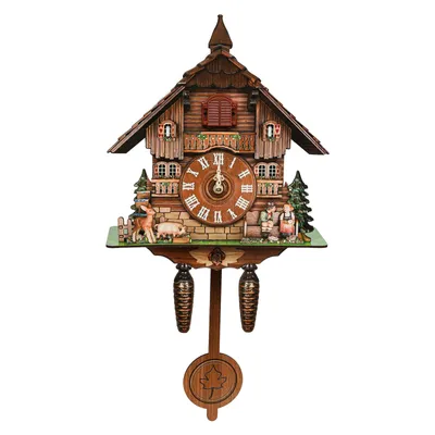 Produktbild von Kuckucksuhr Pendeluhr Wanduhr   Handwerk  Kunstuhr  für Wohnzimmer Raum-Esszimmer-Geschäftsplatz